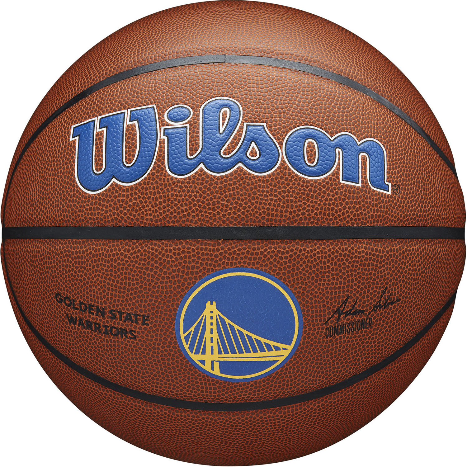 【18日はポイント10倍】 ウイルソン Wilson バスケット NBA TEAM ALLIANCE バスケットボール GS・ウォリアーズ フープ ケイジャー 屋内 7号球 男子 中学生 高校生 大学生 一般 合成皮革 部活動 3100XBGOL
