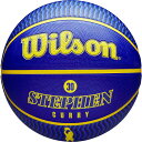 【26日2時までポイントアップ】 ウイルソン Wilson バスケット NBA PLAYER ICON バスケットボール アウトドア CURRY 7号球 屋外 ...