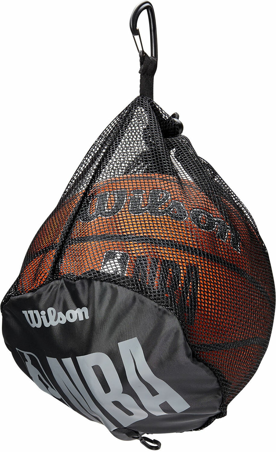 【16日までポイントアップ】 ウイルソン Wilson バスケット NBA シングル ボール キャリーバッグ ブラ..