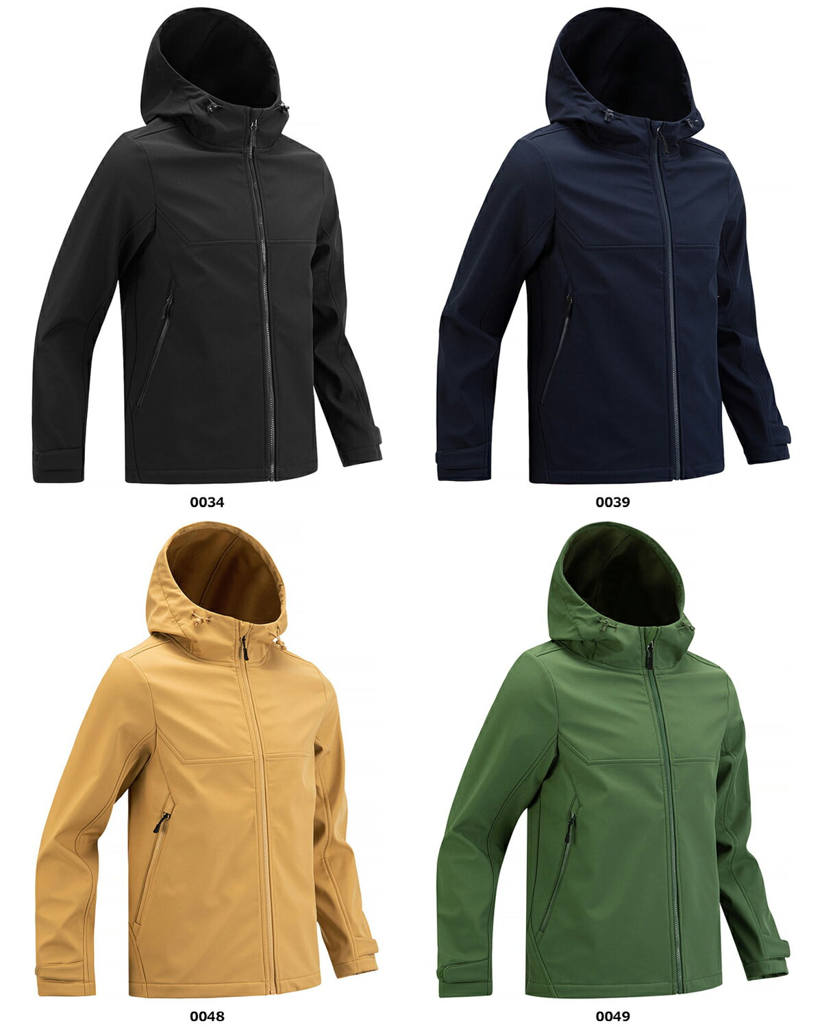 【27日2時までポイントアップ】 ウンドウ wundou 裏フリースパーカージャケット P4211