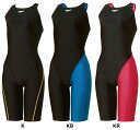 【18日はポイント10倍】 スピード Speedo スイミング フレックスシグマニュー セミオープンバックニースキン1 レディース 競泳 水着 レース レーシング 部活 クラブ 試合 練習 大会 伸縮性 フィット はっ水 SCW12505F