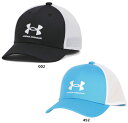 【25日はポイント15倍】 アンダーアーマー UNDER ARMOUR UA ブリッツィング トラッカーキャップ ジュニア ボーイズ キッズ 帽子 吸汗 速乾 伸縮性 通気性 調整可能 スウェットバンド メッシュパネル 野球帽 1383452