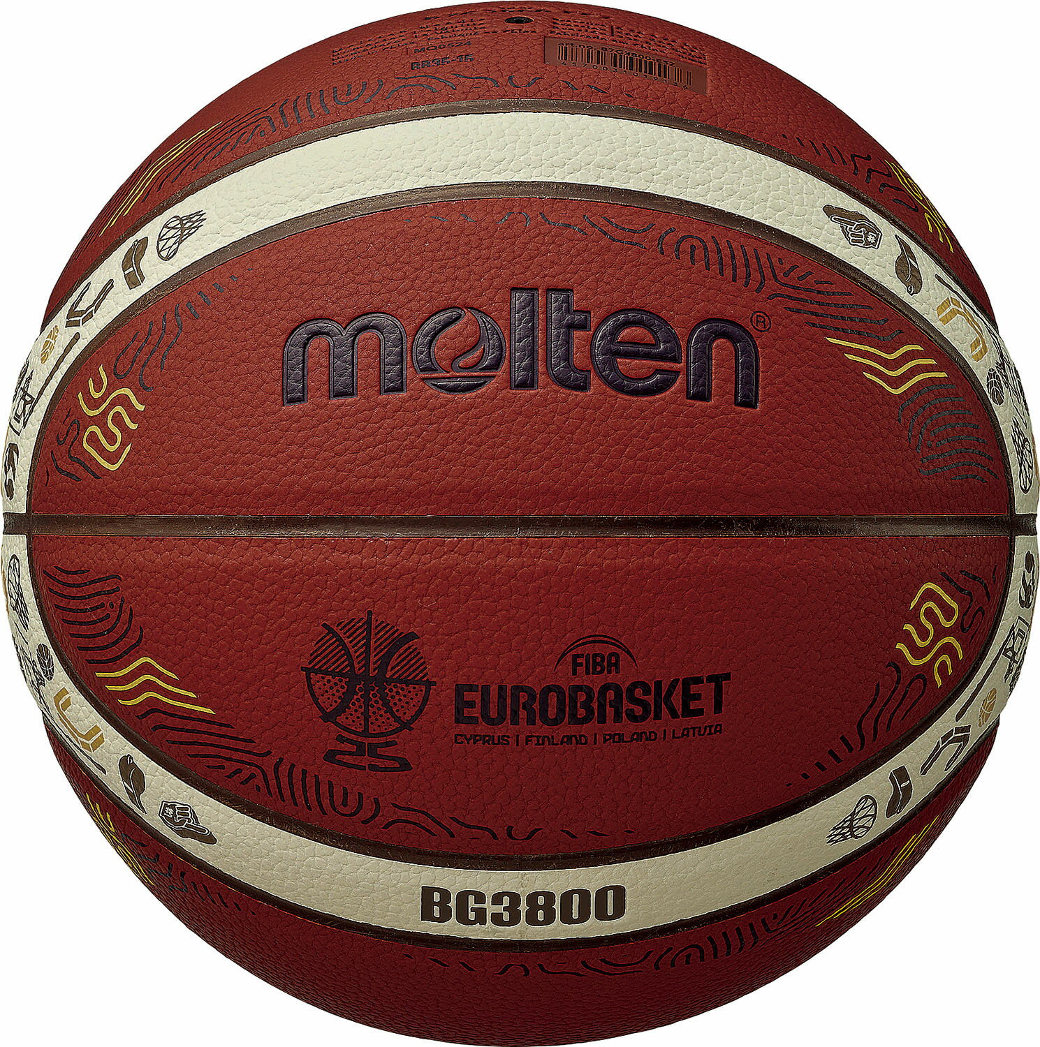 18ϥݥ10ܡ ƥ molten Хå BG3800 EUROBASKET 2025 7  B7G3800E5Z
