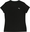 【4日20時からポイント15倍】 プーマ PUMA ESS プーマロゴ ポリTシャツ レディース 女性 大人 半袖 トップス スポーティー トレーニング ワンポイント ロゴ クルーネック 軽量 吸湿発散性 ドライ 687606
