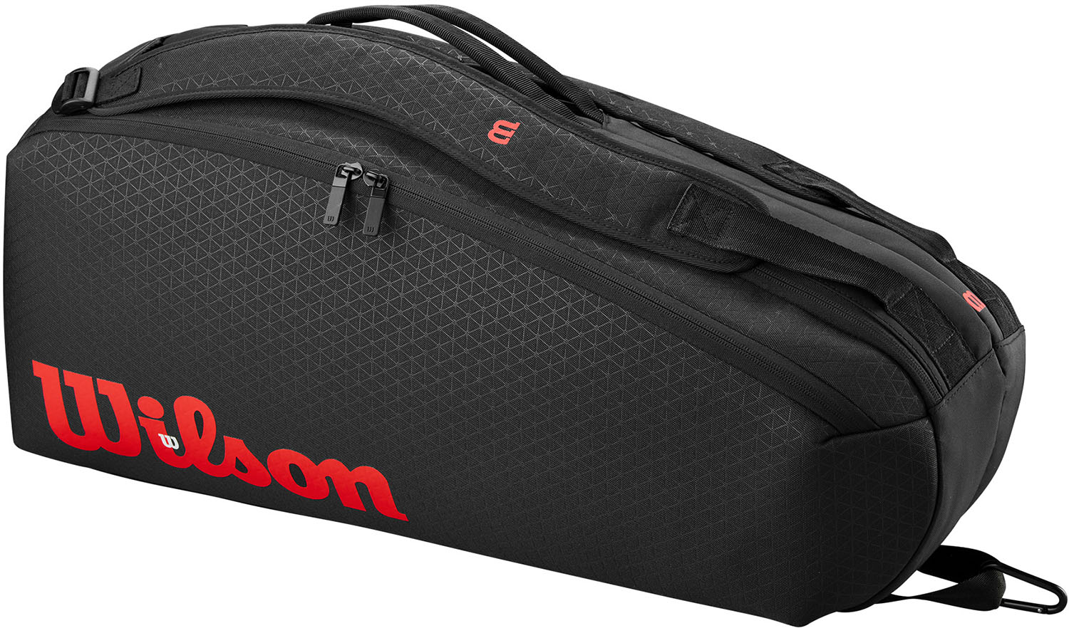 2220ݥȥåס 륽 Wilson ƥ˥ CLASH V3 6PK RACQUET BAG BLACK/INFR...