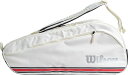 【24日20時からポイント15倍】 ウイルソン Wilson テニス TEAM J 6PK WHITE/RED WR80502010
