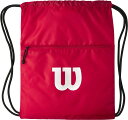 【24日20時からポイント15倍】 ウイルソン Wilson PICKLEBALL DRAW STRING BAG RED WR89081010