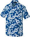 【15日はポイント10倍】 アイトスプラス aitoz+ アロハシャツ トップス 半袖 襟付き ハイビスカス 普段使い 夏 観光 旅行 沖縄 ハワイ 海外 リゾート メンズ 男性用 レディース 女性用 大人用 561023L