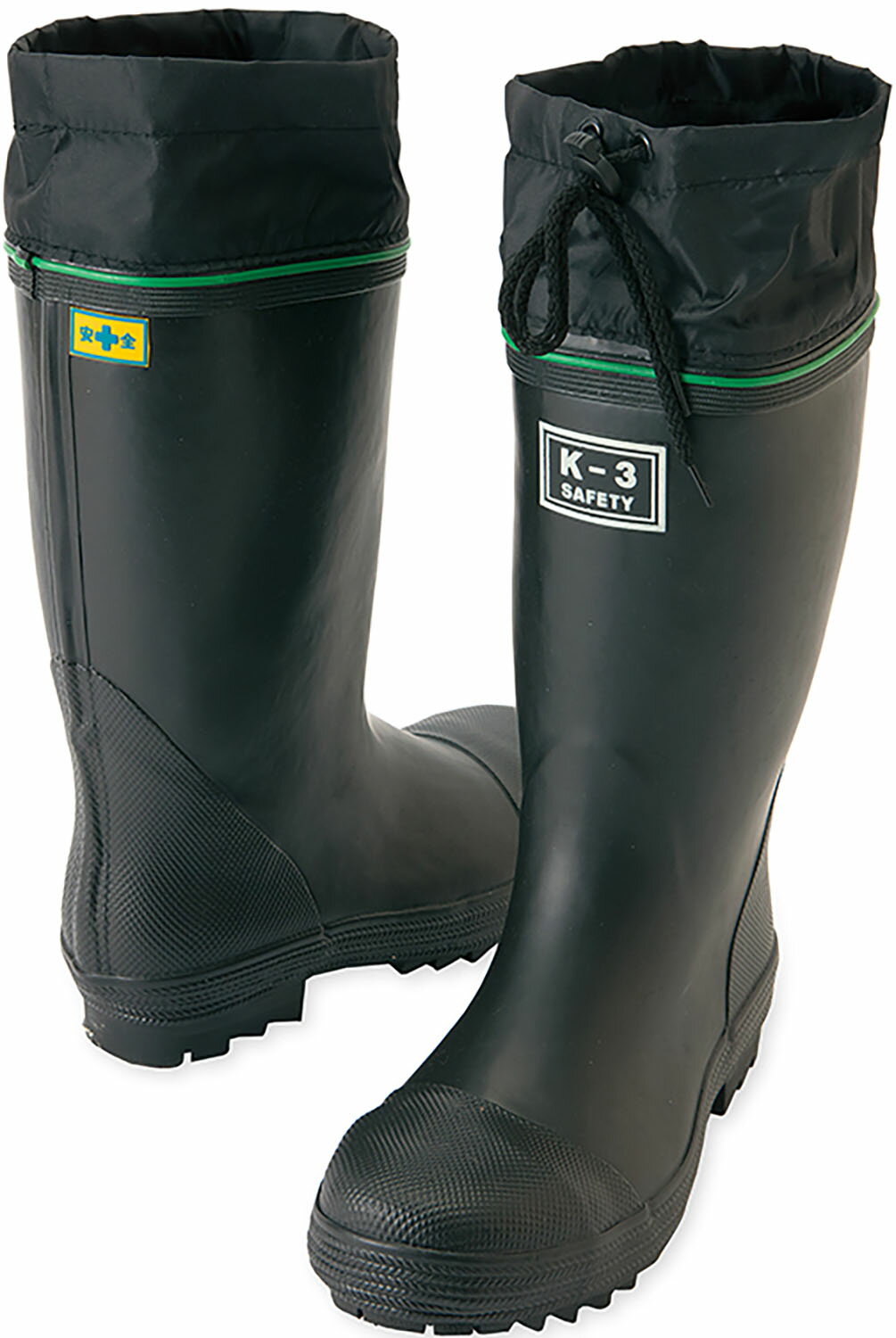 【18日はポイント10倍】 アイトス AITOZ 安全ゴム長靴 踏み抜き抵抗板入り K-3 鋼製先芯 現場 飲食店 工場 水産 食品 厨房 農作業 作業靴 滑りにくい メンズ 男性用 レディース 女性用 大人用 58601