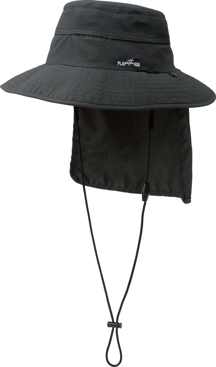 【20日はポイント15倍】 エーキューエー AQA マリン KW-4677 PLAYS AQA 遮熱 2WAY フラップハット L BK..