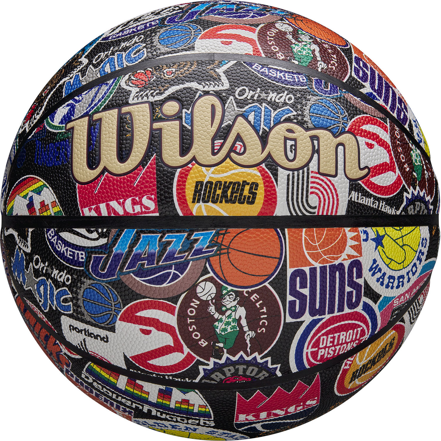 【18日はポイント10倍】 ウイルソン Wilson バスケット NBA ALL TEAM RETRO バスケットボール オールチーム 7号球 男子用 中学 高校 大学 社会人 一般 部活動 クラブ サークル ストリート 4028501XB7