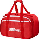 【15日はポイント10倍】 ウイルソン Wilson テニス SUPER TOUR WILSON RED SMALL DUFFEL RED WR80370010
