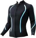 【15日はポイント10倍】 エーキューエー AQA マリン KW-4670 ウエットトップ ZIP レディース 2.5MM XL KW4670