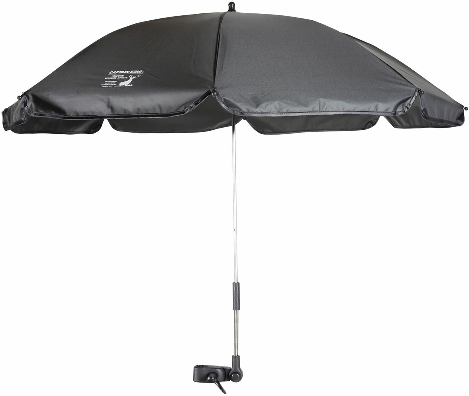 【11日2時までポイントアップ】 キャプテンスタッグ CAPTAIN STAG アウトドア CS ブラックラベル デタッチャブル チェア用パラソル ブラック UD0079