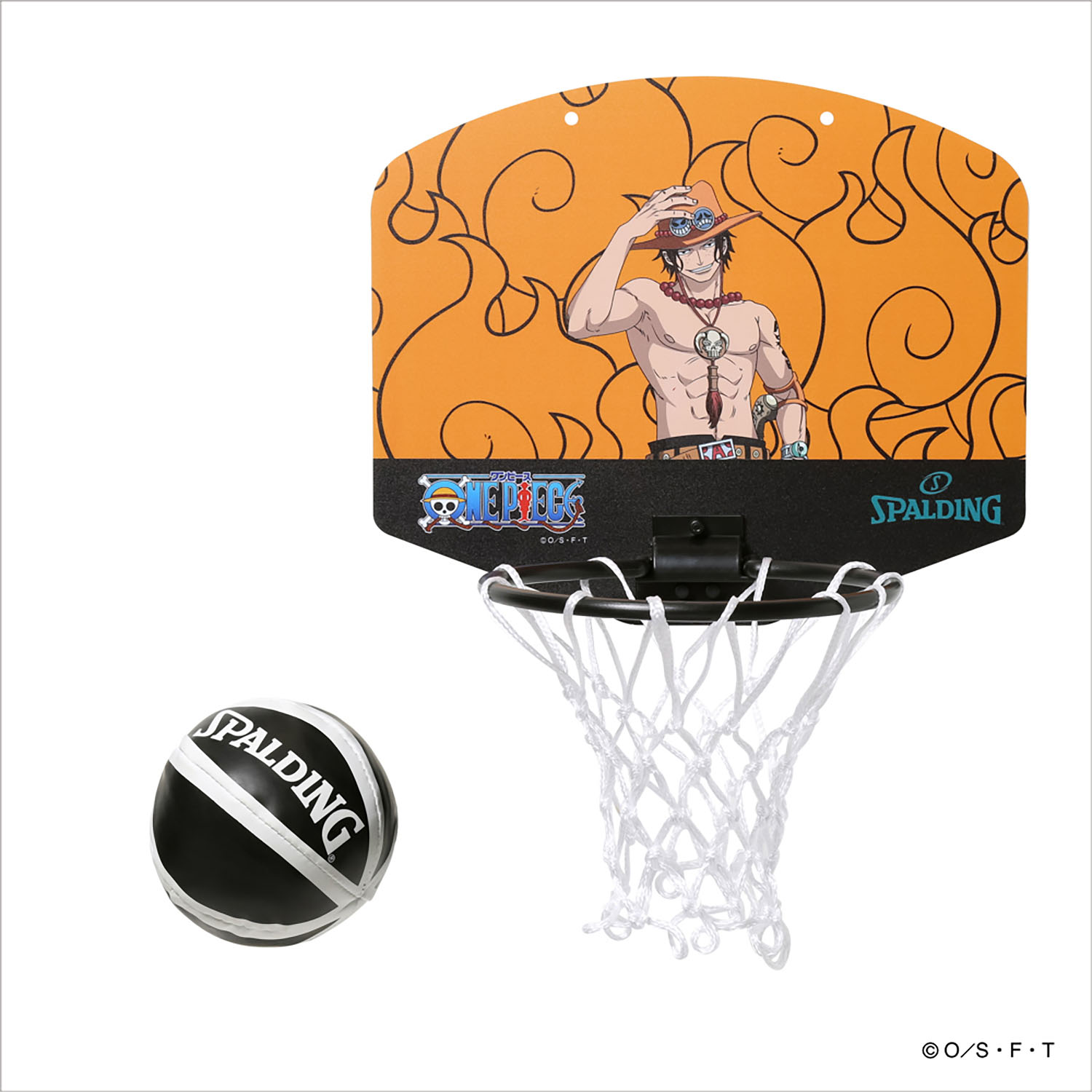 【20日はポイント15倍】 スポルディング SPALDING バスケット マイクロミニ ONE PIECE メラメラの実 79084J