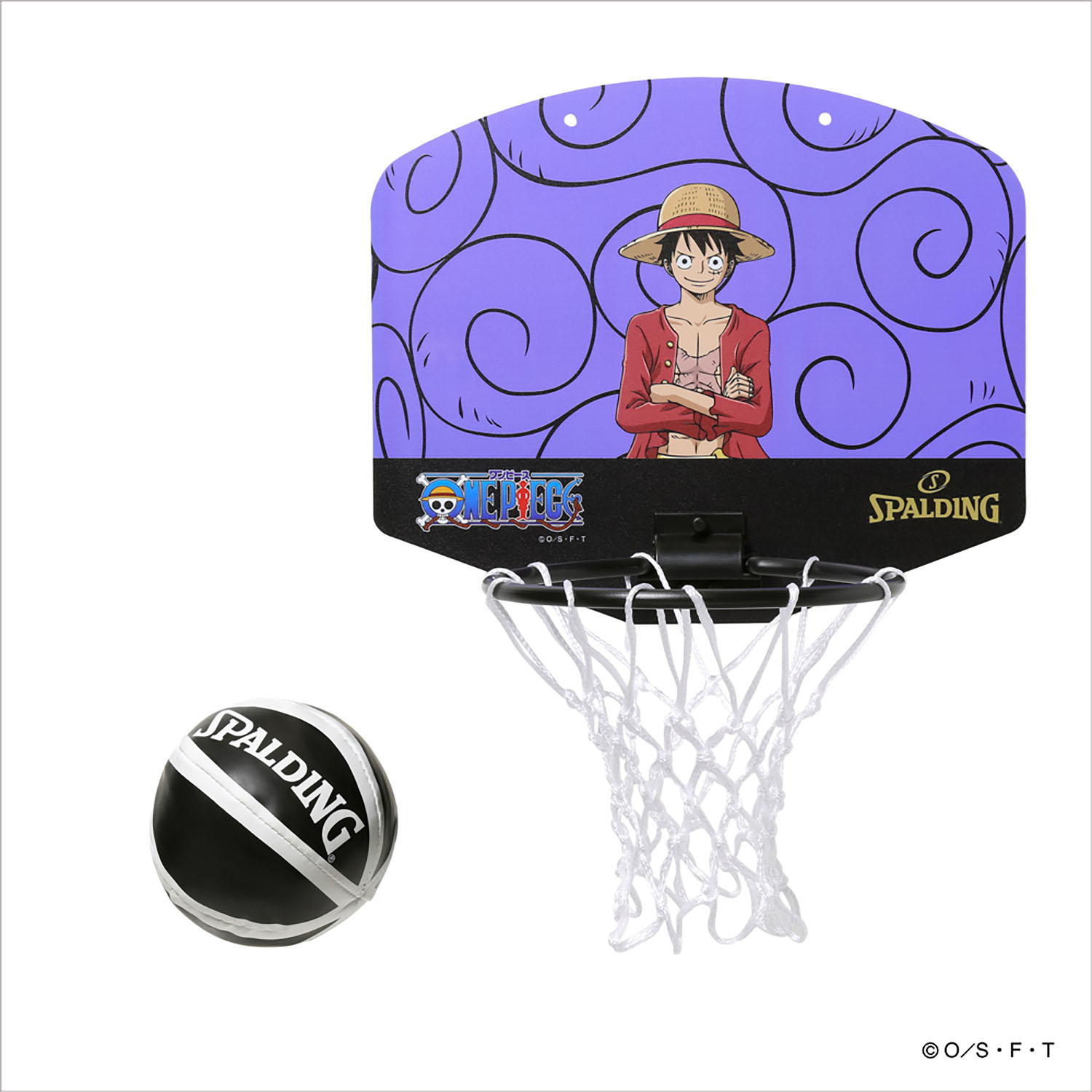 【14日10時からポイントアップ】 スポルディング SPALDING バスケット マイクロミニ ONE PIECE ゴムゴムの実 79085J