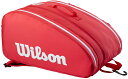 【24日20時からポイント15倍】 ウイルソン Wilson PICKLEBALL SUPER TOUR RED BAG RED WR89095010