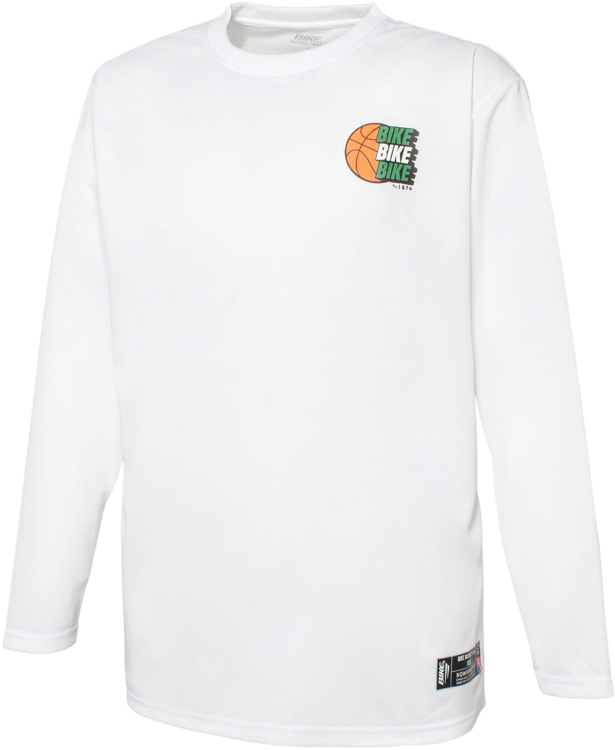 【14日10時からポイントアップ】 フィンタ FINTA バスケット L/S T シャツ COURT FLOOR PLAN BK6702