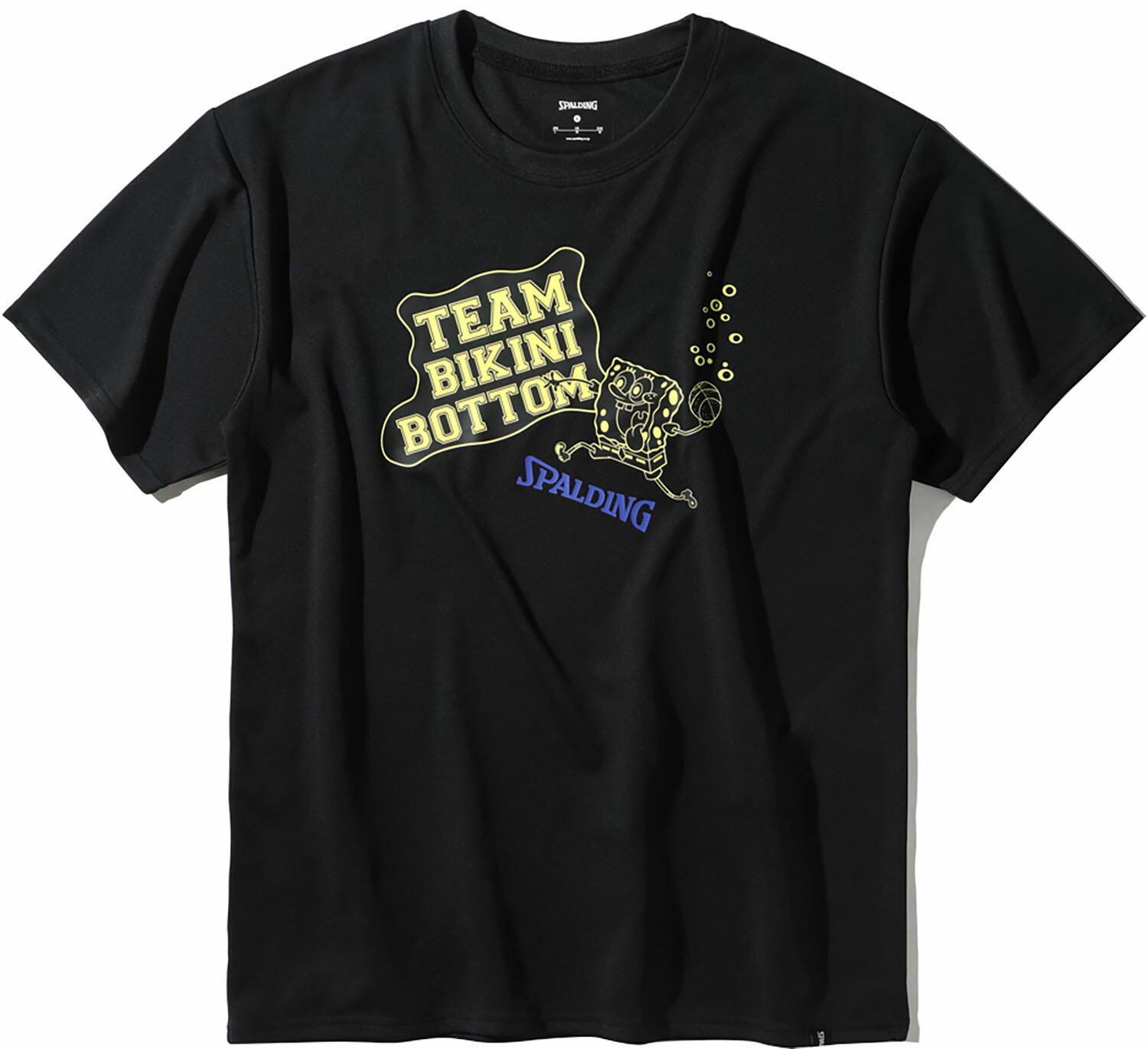 【27日2時までポイントアップ】 スポルディング SPALDING バスケット T シャツ スポンジ・ボブ チーム ビキニボトム SMT25048S