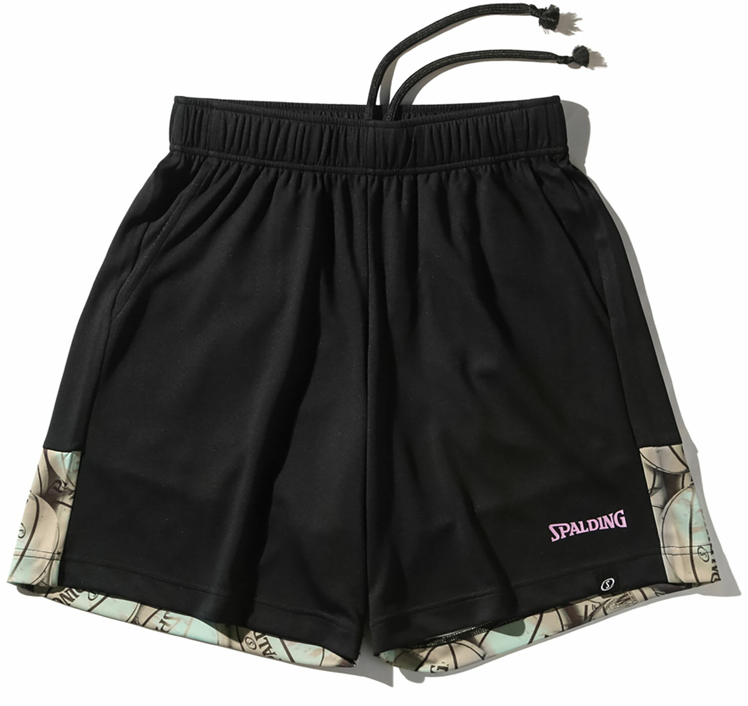 【14日10時からポイントアップ】 スポルディング SPALDING バスケット プラクティスパンツ ボールプリント イン ザ ダーク SMP25125