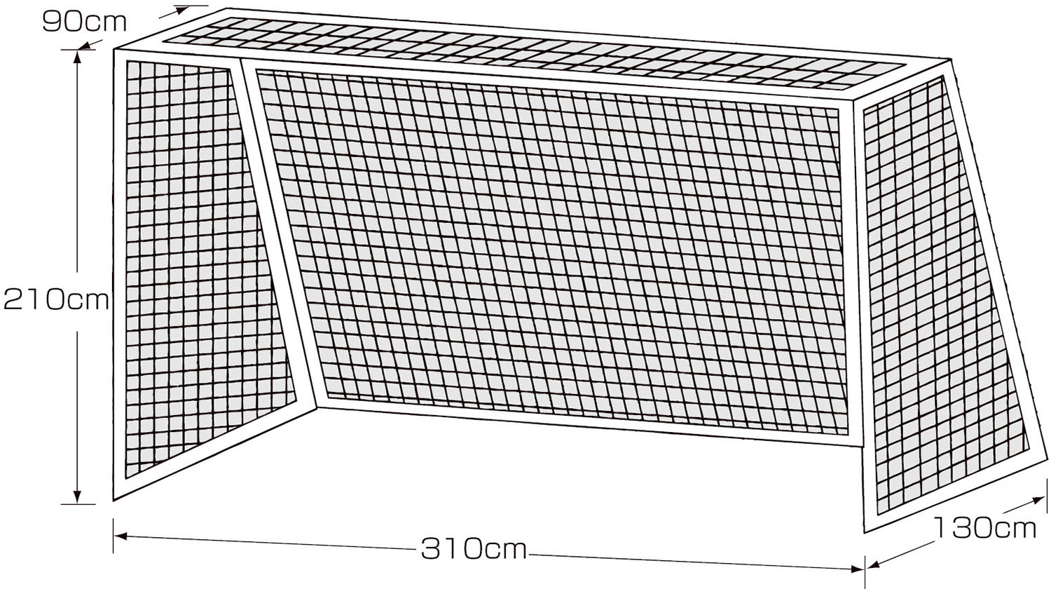 【14日10時からポイントアップ】 カネヤ KANEYA フットサル フットサルネット T120 K5115