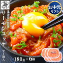お買い物マラソン期間ポイント+4倍 【12時まで当日出荷】 サーモン ユッケ 北海道 ラー油入 1080g(180g×6) 紅鮭 鮭ルイベ漬 親子ルイベ 石狩漬 パック 秋鮭 小分け つまみ 酒の肴 お中元 ギフト 函館製造(4)