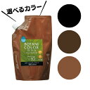 コジット Mottoボタニカラー シャンプー トリートメント 1個 詰替用 白髪染め ボタニカラー