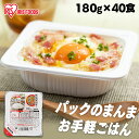 パックご飯 米 180g×40食パック アイリスオーヤマ 送料無料 国産米 180g 40食 レトルトご飯 レトルトごはん パックごはん 防災 常温保存可 保存...