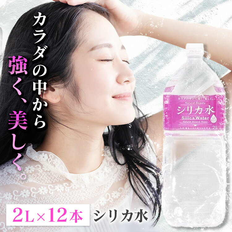 【12本】友桝シリカ水2L 友桝 シリカ ペットボトル PET 12本 ナチュラルミネラルウォーター 備蓄 防災 2000ml 水 友桝飲料 【代引不可】