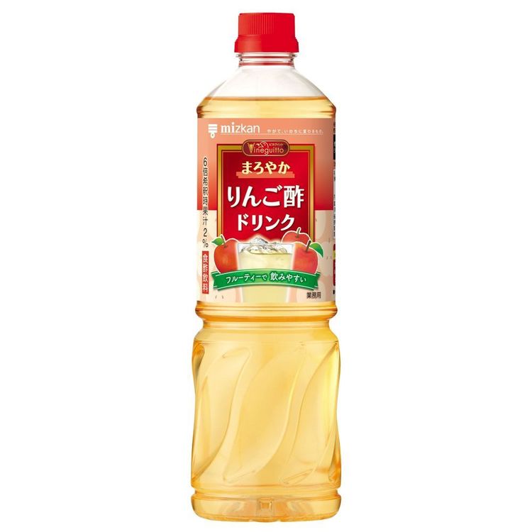 まろやかな酸味のりんご酢にりんご果汁、はちみつを加えておいしく飲みやすく仕上げたりんご酢飲料です。濃縮タイプですので、6倍にうすめてご使用ください。水のかわりに牛乳、豆乳などでもおいしくご使用いただけます。6倍希釈時、コップ1杯180ml（本品30ml＋水150ml）で約9mlの食酢が摂れます。 ●商品サイズ（cm）幅約8.2×奥行約8.2×高さ約27.4●内容量1000ml●原材料りんご酢（国内製造）、りんご果汁、果糖ぶどう糖液糖、はちみつ、黒糖入り砂糖液／香料、酸味料、ビタミンC、甘味料（スクラロース）●成分100ml当たり エネルギー：65kcal、たんぱく質：0g、脂質：0g、炭水化物：16.9g、食塩相当量：0.01g○広告文責：e-net shop株式会社(03-6706-4521)○メーカー（製造）：Mizkan○区分：日本製・食品（検索用：酢 お酢 お酢ドリンク ビネガー ビネガードリンク りんご酢 黒酢 飲料 健康 Mizkan 4931961795505） あす楽対象商品に関するご案内 あす楽対象商品・対象地域に該当する場合はあす楽マークがご注文カゴ近くに表示されます。 詳細は注文カゴ近くにございます【配送方法と送料・あす楽利用条件を見る】よりご確認ください。 あす楽可能なお支払方法は【クレジットカード、代金引換、全額ポイント支払い】のみとなります。 下記の場合はあす楽対象外となります。 15点以上ご購入いただいた場合 時間指定がある場合 ご注文時備考欄にご記入がある場合 決済処理にお時間を頂戴する場合 郵便番号や住所に誤りがある場合 あす楽対象外の商品とご一緒にご注文いただいた場合