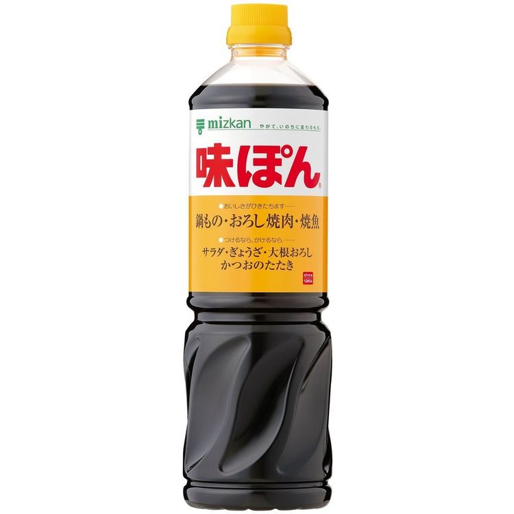 楽天食のこだわり総本舗　食彩館味ぽん 和食 調味料 さわやか 味ぽん 1L 54147ぽん酢 酢 お酢 簡単 調味料 料理 鍋 大容量 健康 Mizkan ミツカン 【D】[10up]