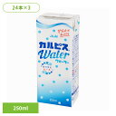 ドリンク 乳酸菌 紙パック飲料 カルピス カルピスウォーター(R)LL 紙パックスリム 250ml×72本 29128ソフトドリンク 24本×3 まとめ買い CALPIS 乳酸菌 純水 酵母 発酵 自然製法 お出かけ 旅行 常温保存 紙包装 エルビー 【代引不可】