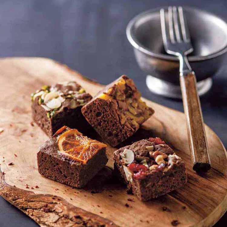 ナッツとドライフルーツの贅沢ブラウニー 12個 HFNB-12ギフト スイーツ ホシフルーツ ブラウニー ナッツ ドライフルーツ 焼菓子 【TD】 【代引不可】要