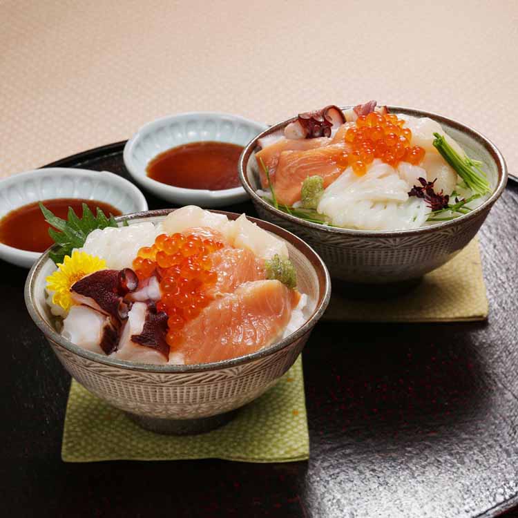 北海道産 海鮮丼セット 3881海鮮 北海道 丼 いか 鮭 たこ 【TD】【代引不可】