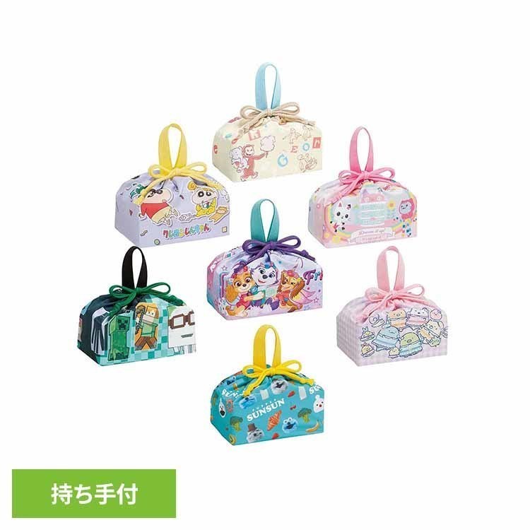 乐天商城 - お弁当袋 巾着 幼稚園 すみっコぐらし マインクラフト クレヨンしんちゃん キャラクター 持ち手 マチ付 男の子 女の子 保育園 小学生 子供 大人 ランチバッグ 弁当袋 巾着袋 ランチ巾着 スケーター KB7SN * 【メール便】
