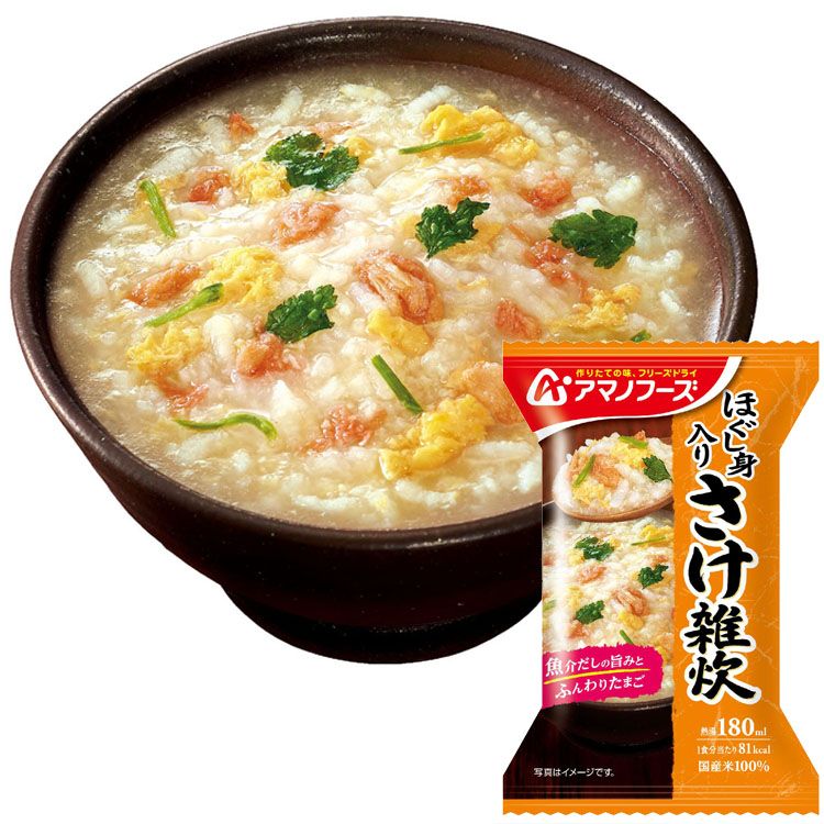 アサヒグループ食品アマノフーズアサヒアマノ天野ドライFDみそ汁ローリングストック保存食【4個】フリーズドライ雑炊