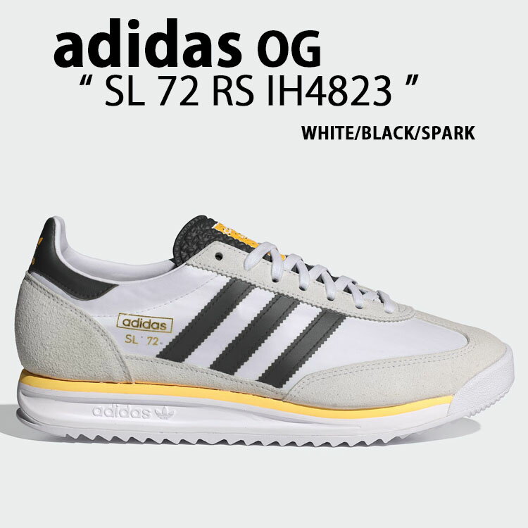 adidas originals アディダス スニーカー SL 72 RS IH4823 シューズ WHITE BLACK SPARK シューズ ナイロンアッパー スエード ホワイト ブラック スパーク テラス系 T-トゥ メンズ レディース【中古】未使用品