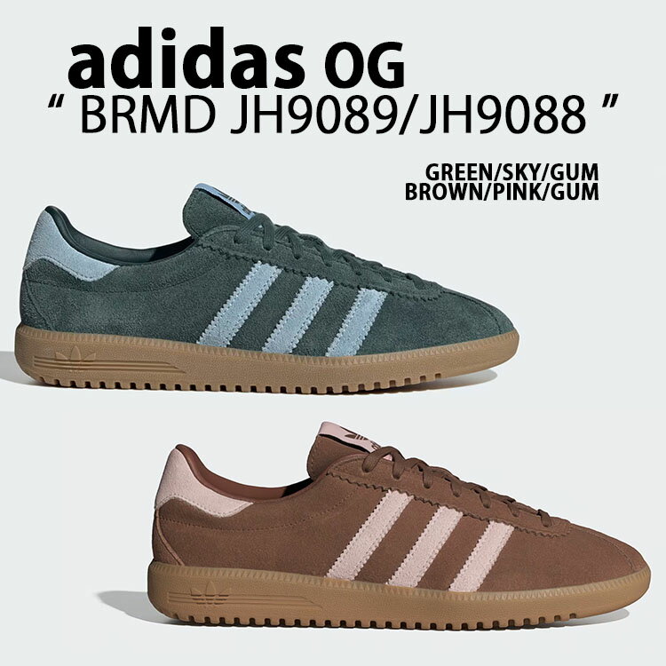adidas originals アディダス スニーカー BRMD シューズ GREEN PINK JH9089 BROWN SKY JH9088 GUM ガムソール スエード テラス系 T-トゥ グリーンピンク ブラウンスカイ メンズ レディース【中古】未使用品