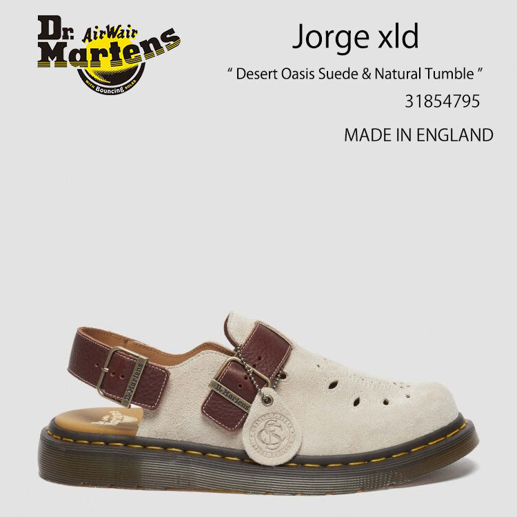 Dr.Martens ドクターマーチン ミュール Jorge xld Desert Oasis Suede & Natural Tumble 31854795 BEIGE メンズ レディース 男性用 女性用【中古】未使用品