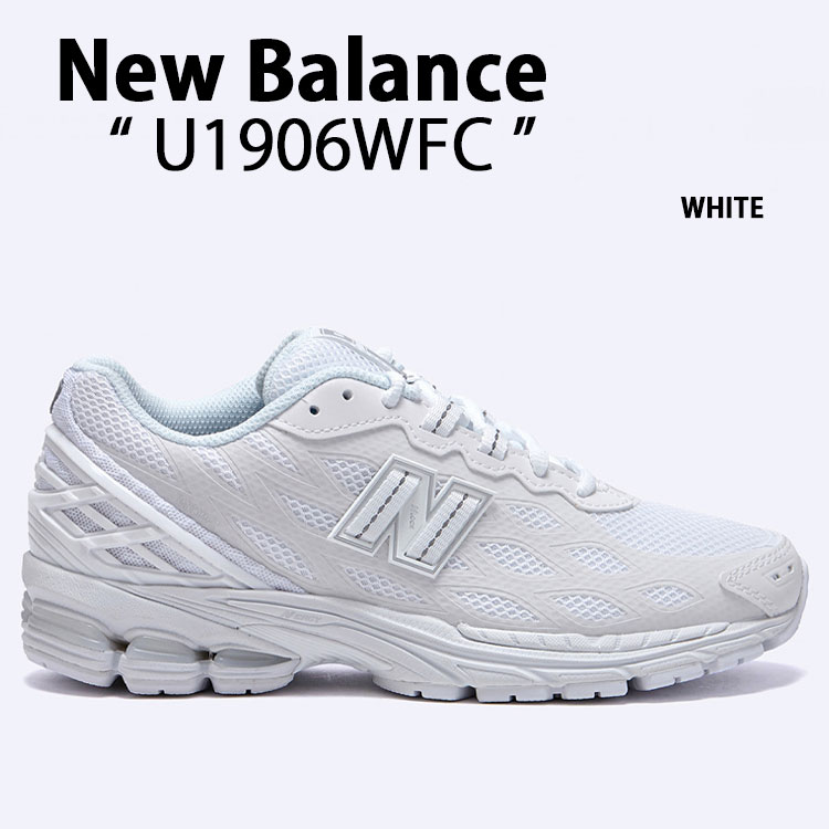 New Balance ニューバランス スニーカー U1906WFC WHITE シューズ ホワイト NewBalance1906 メッシュ ロゴ メンズ レディース【中古】未使用品
