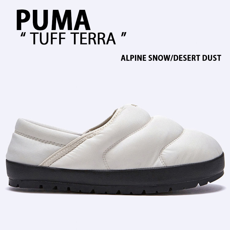PUMA プーマ ミュール TUFF TERRA WHITE 402176-02 タフ テラ ホワイト スリッポン シューズ サンダル スリッパ メンズ レディース 男性用 女性用【中古】未使用品