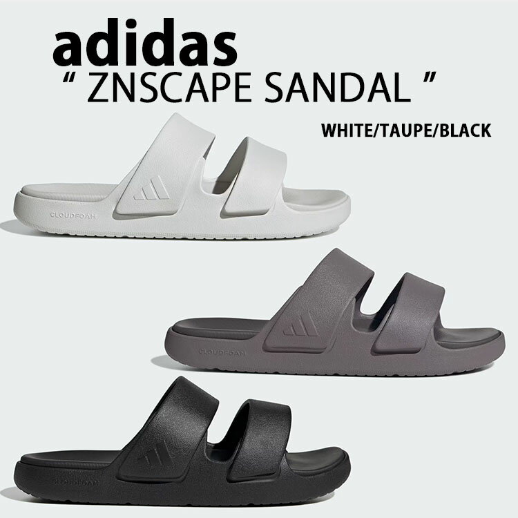 adidas アディダス サンダル ストラップサンダル サイズ調整 ZNSCAPE SANDAL クッションサンダル TAUPE トープ JI1858 WHITE ホワイト JI1856 BLACK ブラック JR3122 カジュアルサンダル メンズ レディース【中古】未使用品(4)