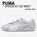 PUMA プーマ レディース スニーカー SPEEDCAT GO WNS 403589-03 PURPLE WHITE シューズ スピードキャット ゴー ウィメンズ ドライビングシューズ パープル ホワイト【中古】未使用品