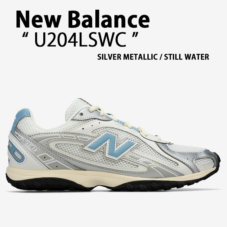 New Balance ニューバランス レディース スニーカー U204LSWC SILVER BLUE シューズ NewBalance204 ランシュー シルバー ブルー【中古】未使用品