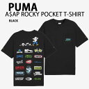 PUMA プーマ ASAP Rocky エイサップロッキー Tシャツ POCKET T-SHIRT BLACK コラボ ポケットTシャツ コラボTシャツ コラボ...