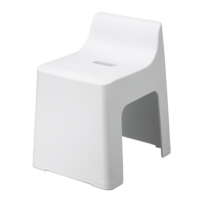 【365日出荷&当店限定特典付】ハイチェア レットー RETTO 座面高31cm 背もたれ 高め 風呂椅子 風呂いす バスチェア アーチ型 滑り止め 軽量 衛生的 お手入れ簡単 バスグッズ RETHCH IMD 日本製 ブラック 岩谷マテリアル