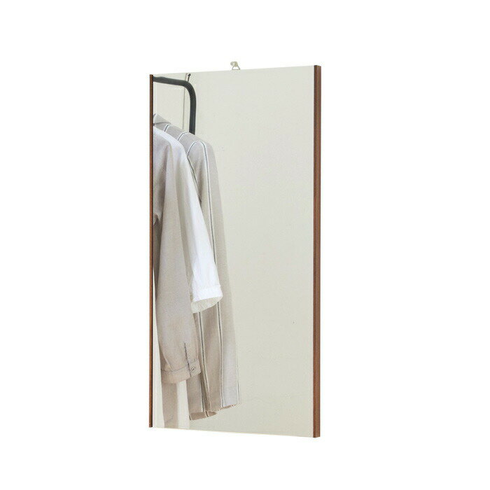 【当店限定特典付】鏡 壁掛け 割れない 超軽量 高精細 高鮮明 ウォールミラー 壁掛け 軽い 薄い 木目調 フィルムミラー 30×60cm 割れない 防災 エア ミニ RMA-1 リフェクスミラー 日本製 コンパクト 安全 おしゃれ インテリア 3