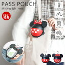【当店限定特典付】パスポーチ パスケース ディズニー 定期入れ リール付き ICカード 小銭入れ 小物入れ 改札 かわいい カードケース 通勤 通学 カラビナ フック ミッキー ミニー 旅行 鍵 コイン アイコン 便利 セトクラフト