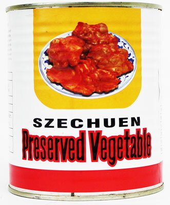 京浜貿易 業務用 四川搾菜 ザーサイ塩漬缶詰 1kg（約5～6個入り）×20缶