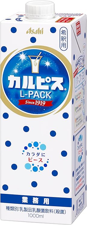 ※24本まで1個口分の送料で発送可能です。 ※24本ご注文を頂いた場合、他商品の同梱は出来かねます。 国産生乳と、100年間受け継いできた乳酸菌と酵母の発酵から生まれた、さわやかな風味のすこやかな飲み物です。ソフトドリンクやサワー、デザートなど様々なメニューにお使いいただけます。料飲店向けのお徳用サイズです。 ●「カルピス」独自の甘ずっぱいさわやかなおいしさ ●乳製品乳酸菌飲料(殺菌)当店では実店舗でも販売しております。 在庫には注意しておりますが、ご注文を頂いた時点で在庫切れの場合もございます。※重量の関係上、1個口4ケースまでになります。24本ご注文を頂いた場合、他商品の同梱は出来かねます。